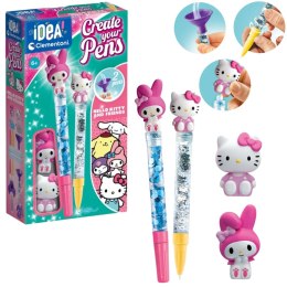 Idea Art Zestaw Mini Fabryka Długopisów Hello Kitty i Przyjaciele Hello Kitty i My Melody Clementoni 18433