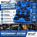 Zestaw narzędzi Kluczy Nasadowe Nasadki do filtrów oleju 15szt BITUXX