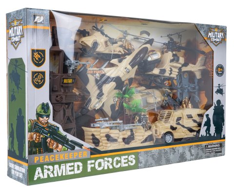 MEGA Zestaw Militarny z Figurkami i Pojazdami