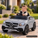 Mercedes GLC COUPE Concept Auto na akumulator 4x4 SREBRNY, Światła, Dźwięki, Pilot, Koła EVA