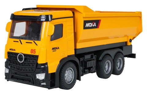 Pojazdy Budowlane Wywrotka z Kiprem Żółta R/C