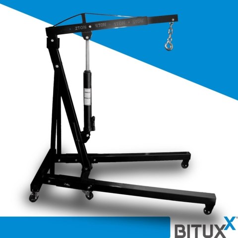 Żuraw warsztatowy hydrauliczny 2t 2000kg składany dźwig do silników bituxx