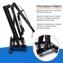Żuraw warsztatowy hydrauliczny 2t 2000kg składany dźwig do silników bituxx