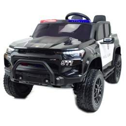 JEEP POLICYJNY NA AKUMULATOR, MIĘKKIE SIEDZENIE, MĘKKIE KOŁA. DLA 2 DZIECI 800W/JC604