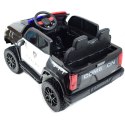 JEEP POLICYJNY NA AKUMULATOR, MIĘKKIE SIEDZENIE, MĘKKIE KOŁA. DLA 2 DZIECI 800W/JC604