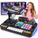 Kontroler MIXER DJ Podświetlana konsola dla dzieci + mikrofon ZA6303