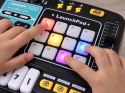 Kontroler MIXER DJ Podświetlana konsola dla dzieci + mikrofon ZA6303