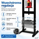 Prasa hydrauliczna warsztatowa 6t do tłoczenia i prostowania metalu 2 podkładki