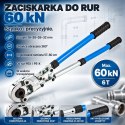 Praska do rur PEX ALU-PEX BITUXX 6 ton - zestaw 12 szczęk TH U V