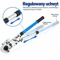 Praska do rur PEX ALU-PEX BITUXX 6 ton - zestaw 12 szczęk TH U V