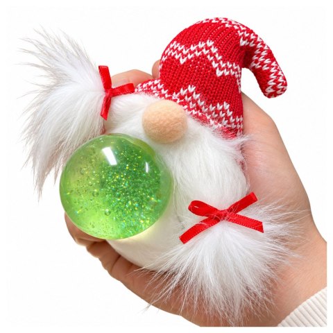 Świąteczny Pluszowy Gniotek Z Brokatem Miękki Antystresowy 8cm