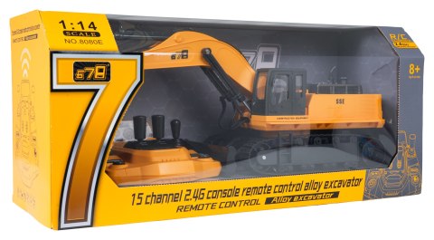 Koparka Żółta R/C z Panelem Sterowania