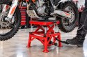 Podnośnik nożycowy Hydrauliczny mobilny Stalowy 135KG do motocykla