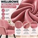 Welurowe Krzesła zestaw 4szt do salonu sypialni Nowoczesna i wytrzymałe