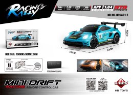 Auto R/C Do MINI Drift 1:64 SmokeRacer Niebieski