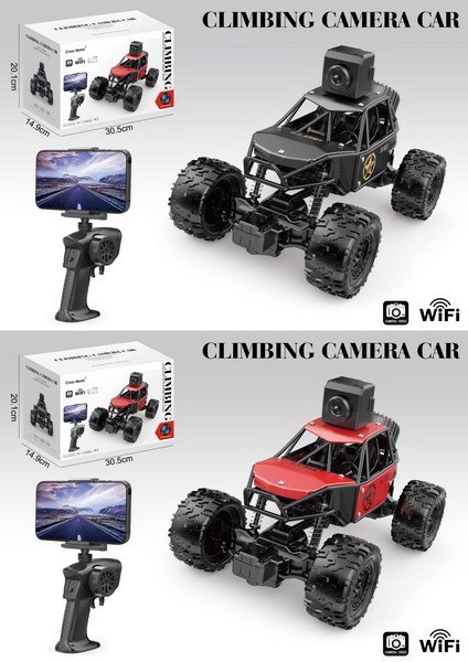 Crawler Z Kamerą WiFi STAR Czarny