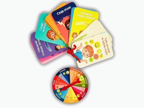 Kapitan Nauka Montessori Karty obrazkowe EMOCJE - karty i poradnik GR0908