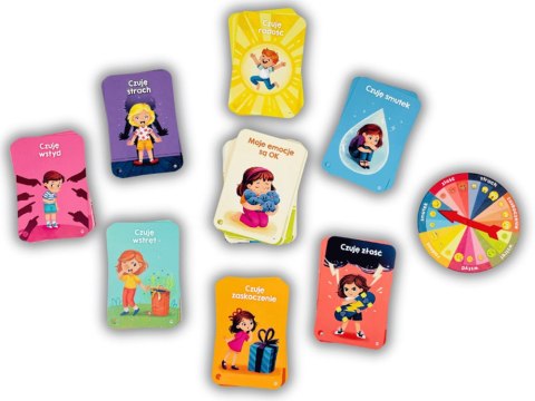 Kapitan Nauka Montessori Karty obrazkowe EMOCJE - karty i poradnik GR0908