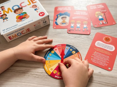 Kapitan Nauka Montessori Karty obrazkowe EMOCJE - karty i poradnik GR0908