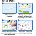 WOOPIE Kreatywny Zestaw Malowania dla Dzieci LED Pędzelek Stemple 6 Kolorów