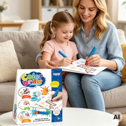 WOOPIE Magiczny Zestaw do Malowania i Stemplowania Kreatywna Zabawa 20el