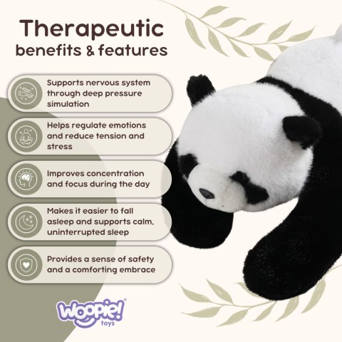 WOOPIE Panda Terapeutyczna Obciążeniowa Pluszak 1kg