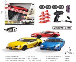 Auto Do Driftu SPEED + Akcesoria Czerwone