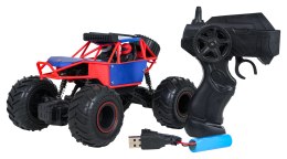 Auto Terenowe R/C 1:10 CAPITAN Niebiesko Czerwony