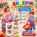 Supermarket Sklep Wózek Czerwony