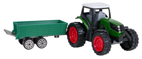 Traktor Zielony z Przyczepą
