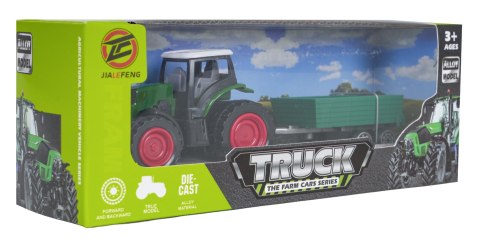 Traktor Zielony z Przyczepą