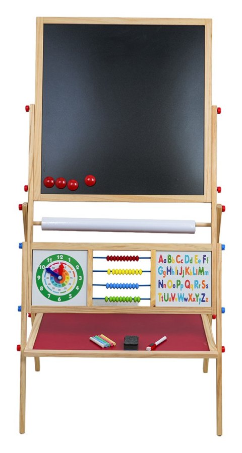 MEGA Wielofunkcyjna Drewniana Tablica + Akcesoria