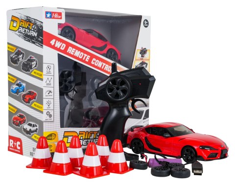 Auto Do Driftu SPEED + Akcesoria Czerwone