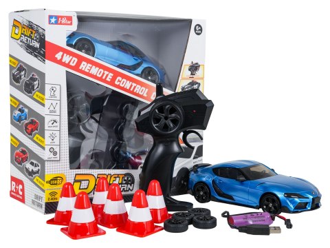 Auto Do Driftu SPEED + Akcesoria Niebieskie