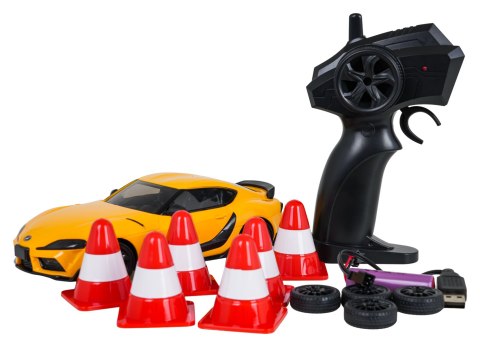 Auto Do Driftu SPEED + Akcesoria Żółte