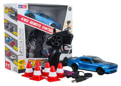 Auto Do Driftu SPORT + Akcesoria Niebieskie