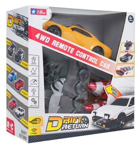 Auto Do Driftu SPORT + Akcesoria Żółte