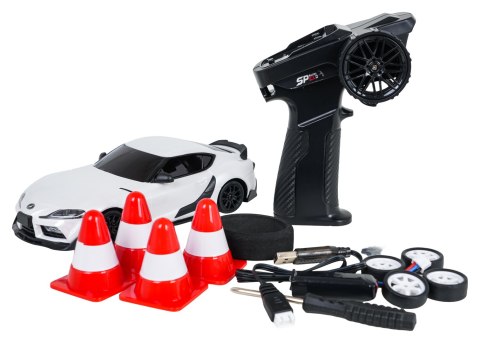 Auto R/C Do Drift WolfSlide 1:24 + Akcesoria Biały