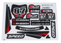 Auto R/C Do Driftu TurboSlide 1:18 z Podświetleniem Czerwone