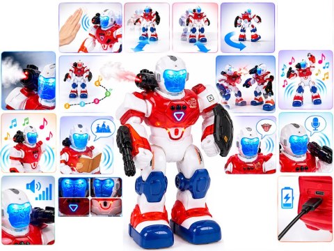 Robot zdalnie sterowany sterowany pilotem i gestami - para wodna RC0807