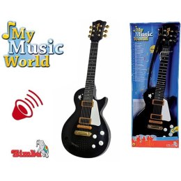 Simba Czarna Gitara Rockowa Ze Strunami Efekty Dźwiękowe