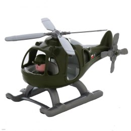 Helikopter Smigłowiec Wojskowy Grzmot Figurka Pilota Polesie