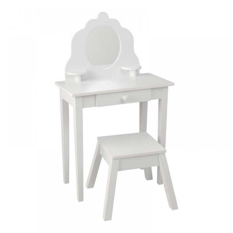 KidKraft Drewniana Toaletka z krzesełkiem dla dziewczynek