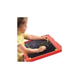 Kolorowa skrzynia na zabawki z tablicą Crayola + Zestaw Magnetycznych literek i cyferek Gratis