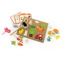 Przybijanka Drewniana Farma Viga Toys Korkowa Tablica