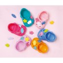 Buciki z przypinkami dla lalki Baby Born 43 cm w kolorze różowym