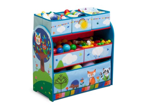 Komoda Organizer na zabawki Leśna zwierzęta