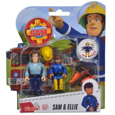 Simba Figurki Strażak Sam Sam i Ellie z akcesoriami