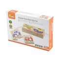 Układanka drewniana puzzle magnetyczne - pojazdy - Viga Toys