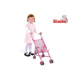Wózek dla lalek Spacerówka Simba 60 cm Różowy